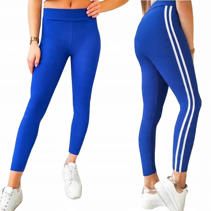 

Leginsy z Lampasami Bambusowe Wysoki Stan ne, L/XL
