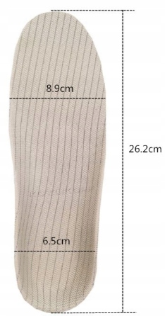 WKŁADKI DO BUTÓW ODCIĄŻAJĄCE PRZECIWBÓLOWE 35-40 ORTOPEDYCZNE PŁASKOSTOPIE Model D068