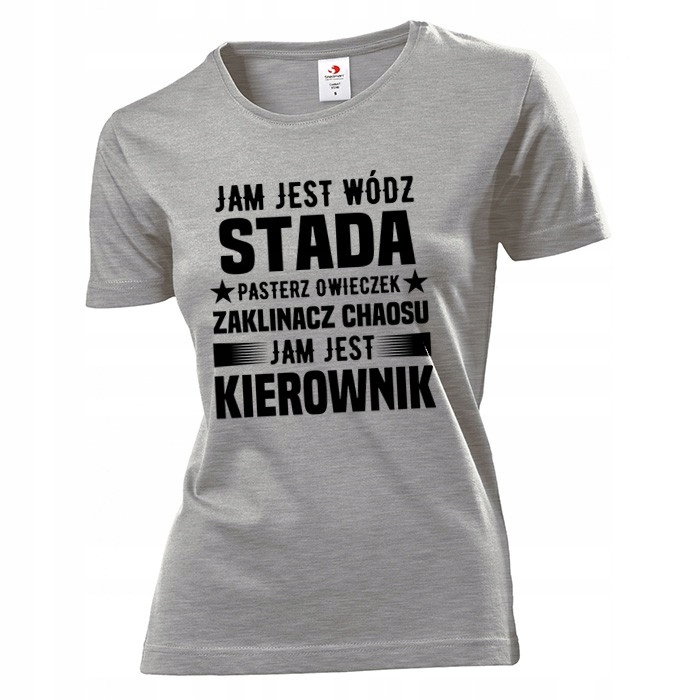 

Koszulka damska Jam jest Kierownik L
