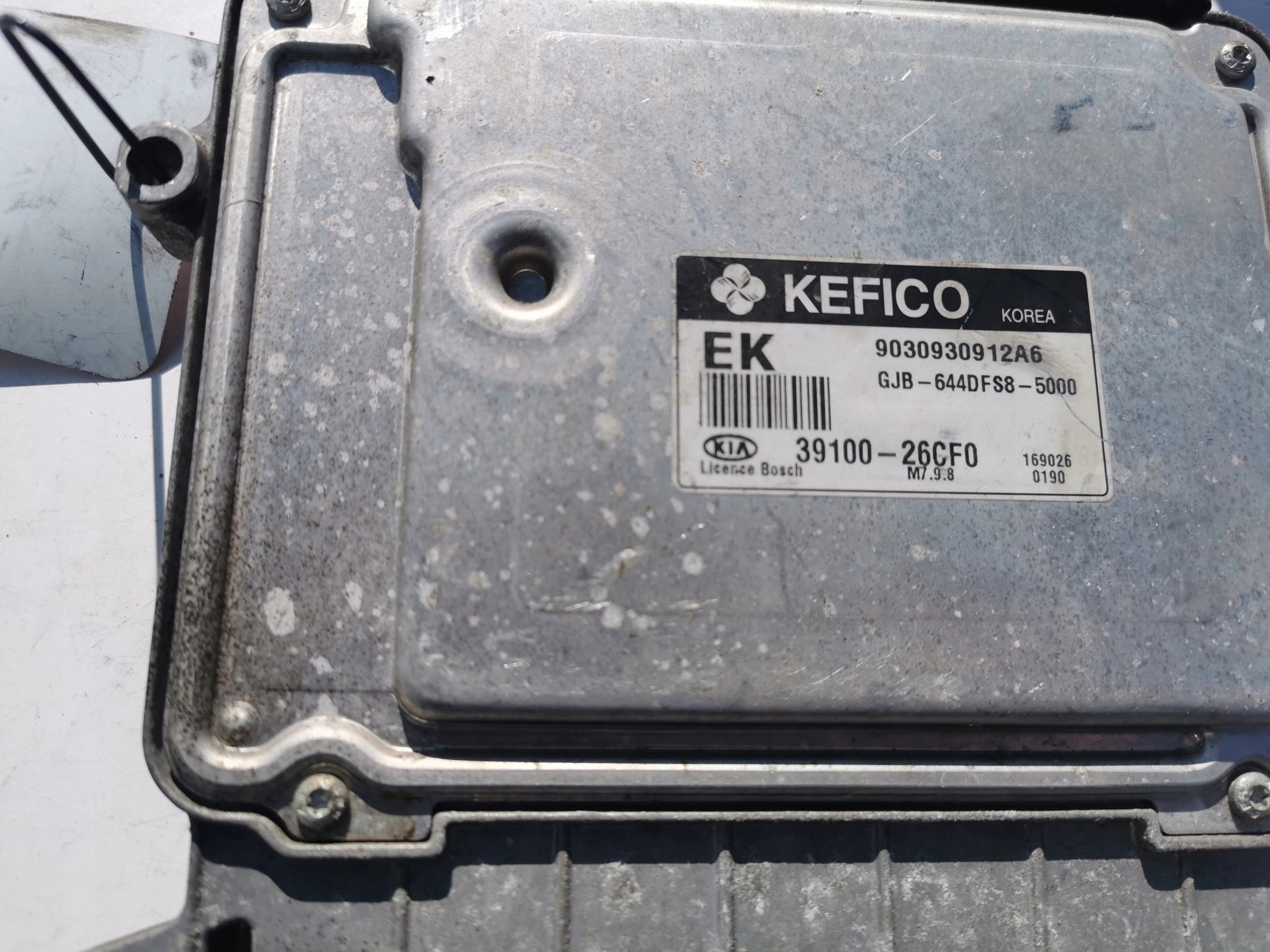 KIA RIO 1.3B 16V 39100-26CF0 9030930912A6 computer