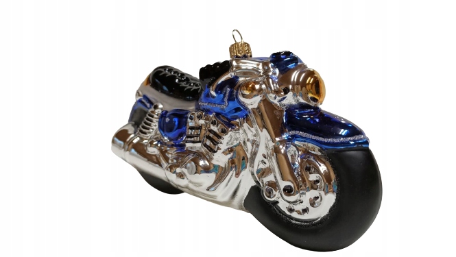 BOMBKI CHOINKOWE SZKLANE Motor 16x8 cm Marka inna