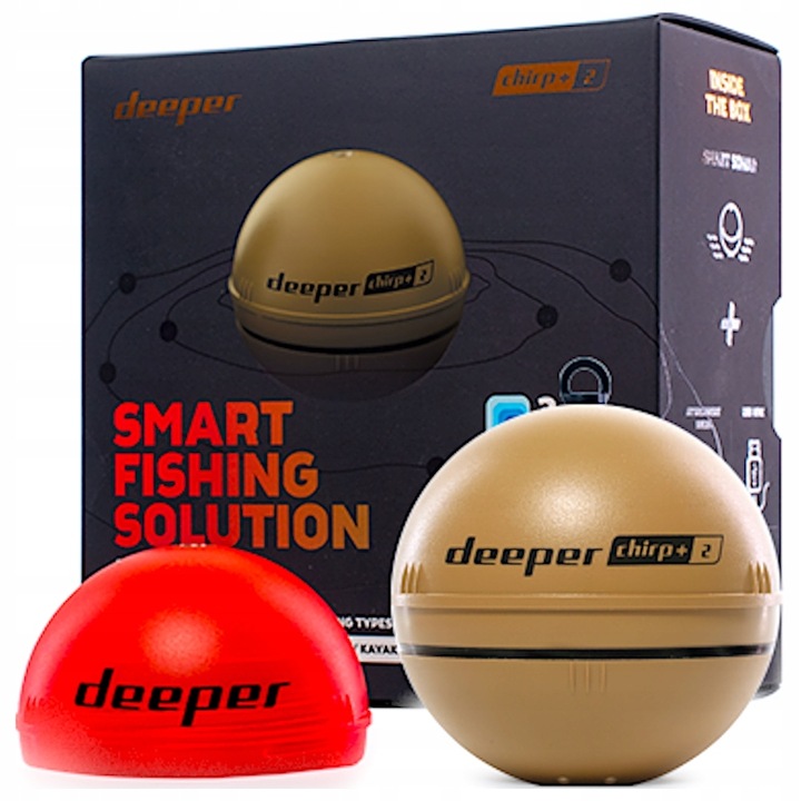 Rybářská echosonda Deeper Smart Sonar Chirp Plus 2 Noční krytka Gps 2.0
