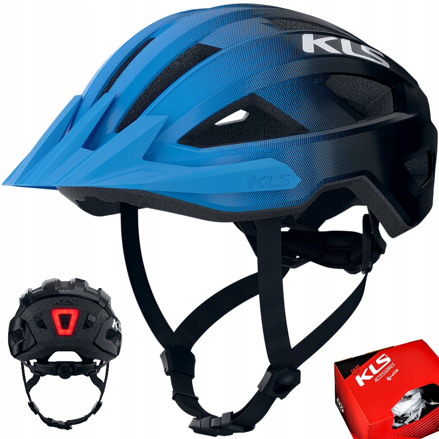 Cyklistická přilba Kellys Daze Lumio 022 S/m (52-55 cm) modrá Led světlo