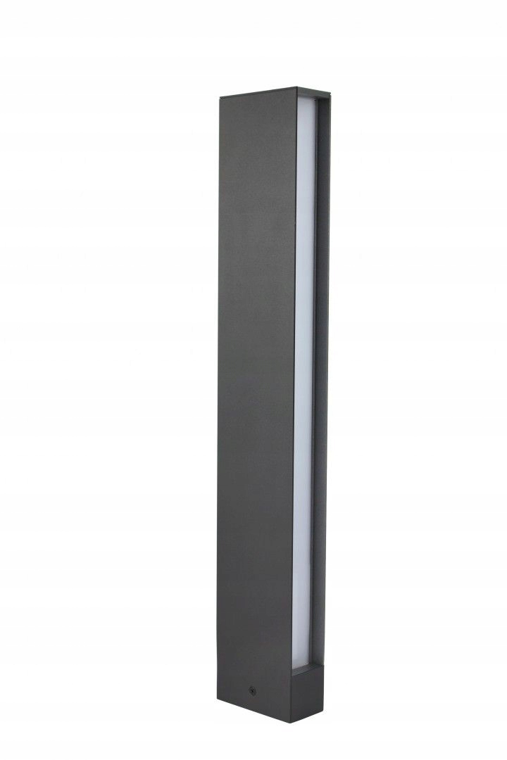 Stojacia záhradná lampa s vonkajším stĺpikom 60 cm Led 4000K tmavošedá Su-ma