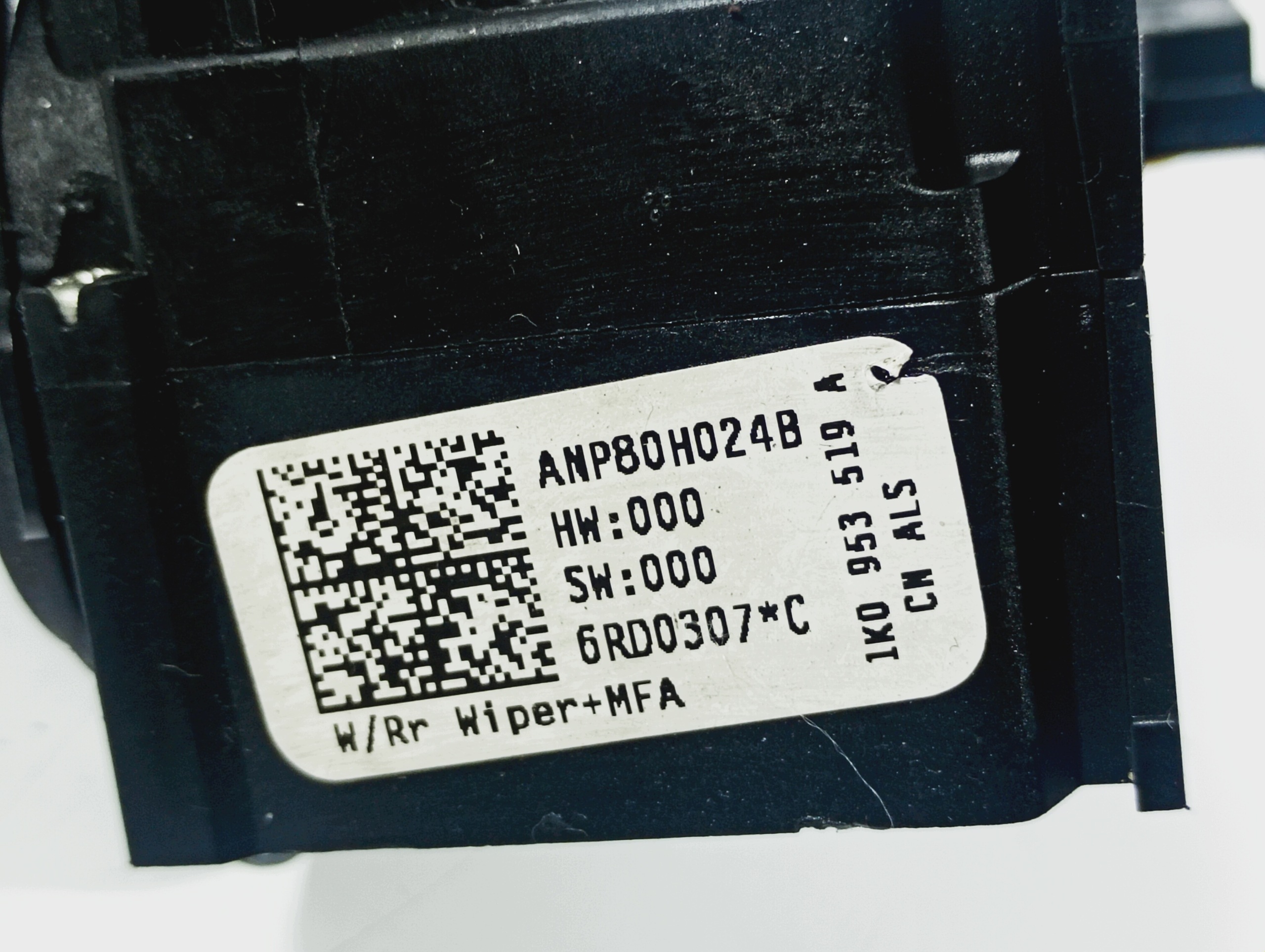 switch switch MANETKA of wipers OE 1K0953519A Seat Leon 2 II 05-12