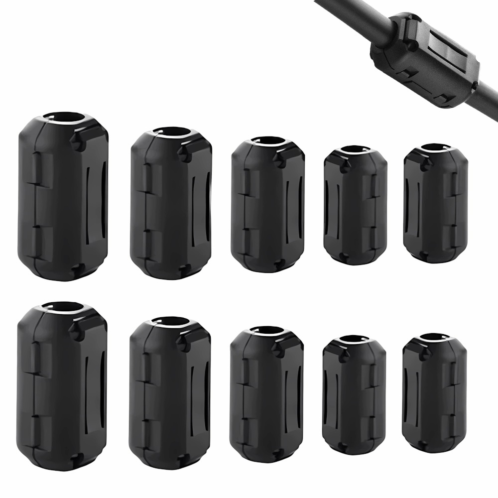 10x Filtr przeciwzakłóceniowy Led Radia Tłumik szumów Rfi Emi 3/5/7/9/13 mm