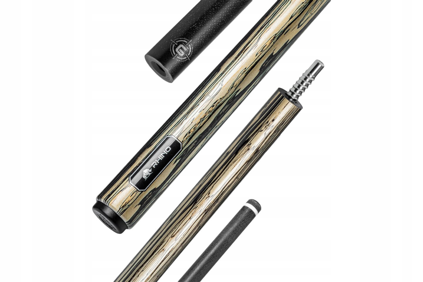 Kij bilardowy Rhino G-w Pale Moon Ebony Nw 2-cz. 3/8-8