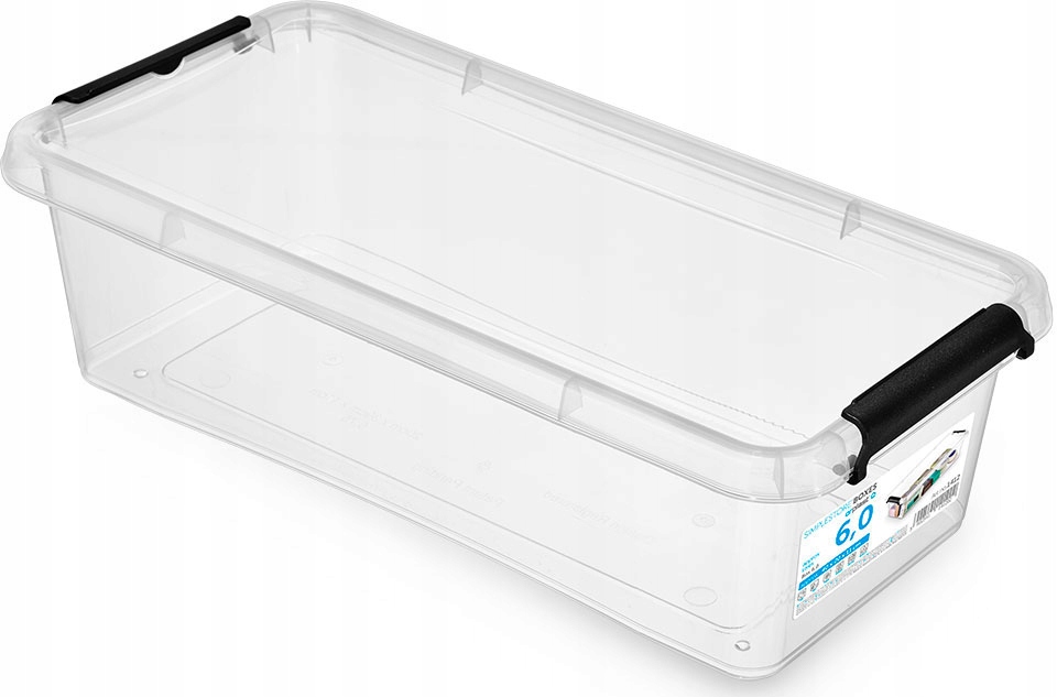 MOXOM - Pojemnik plastikowy na zabawki - pudełko - organizer - 6 L