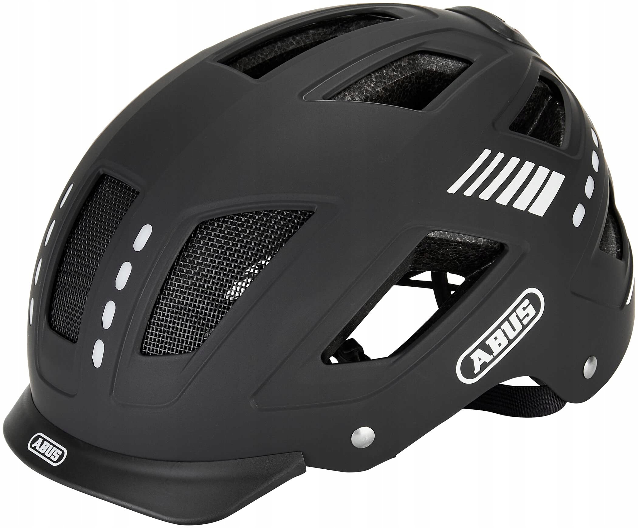 Kask Abus Hyban 2.0 Led Signal Black M, roz 52-58 cm