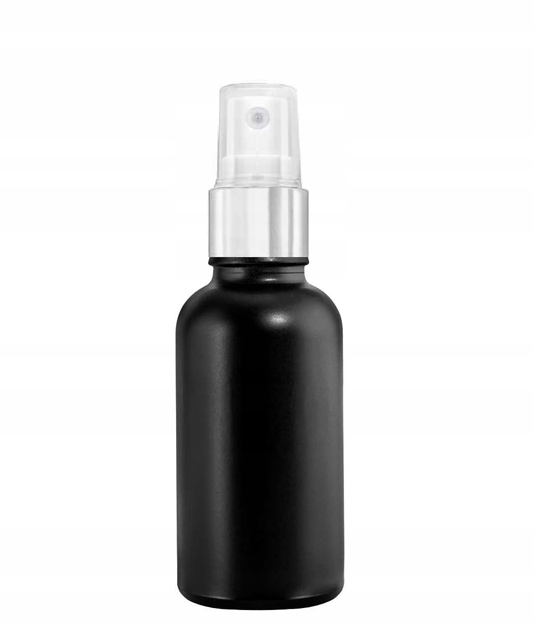 

Butelka Czarna Matowa 30ML Z Atomizerem Srebrnym
