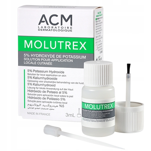 

Molutrex 5% roztwór 3 ml mięczak zakaźny