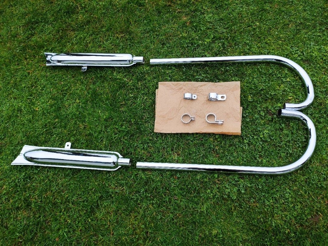 Tlumiče Výfuku Koleno Chrom M-72 K-750