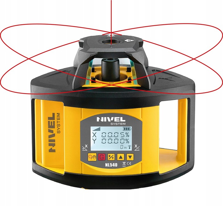 NIVEL SYSTEM NL540 DIGITAL NIWELATOR LASEROWY +++ Zakres samopoziomowania 5 +/-°