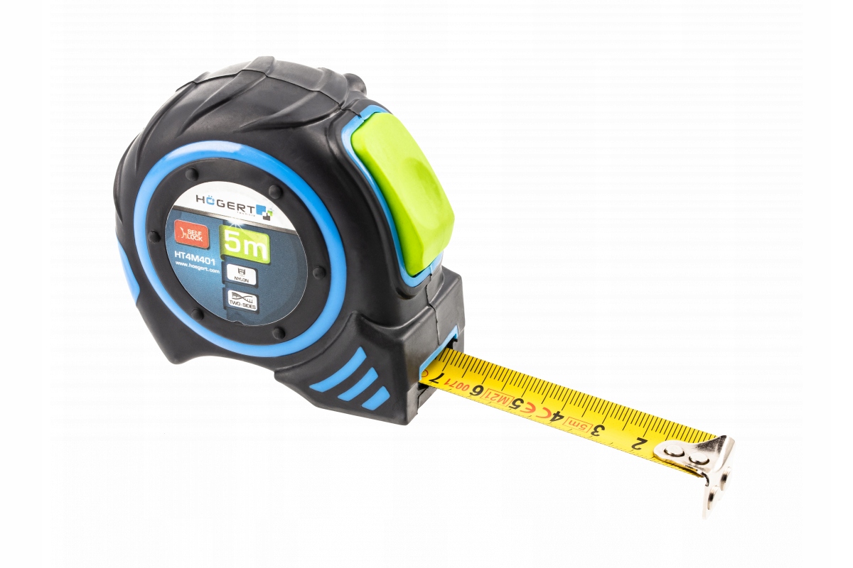 

Miara taśma zwijana 5m 19mm auto stop nylon magnes