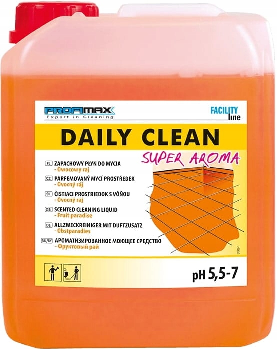 Levně Lakma Daily Clean Aroma Ovocný ráj na mytí podlah 5L