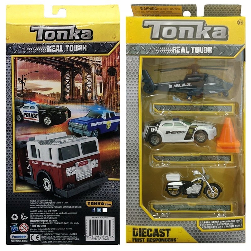

Hasbro Tonka Zestaw Pojazdów Policyjnych
