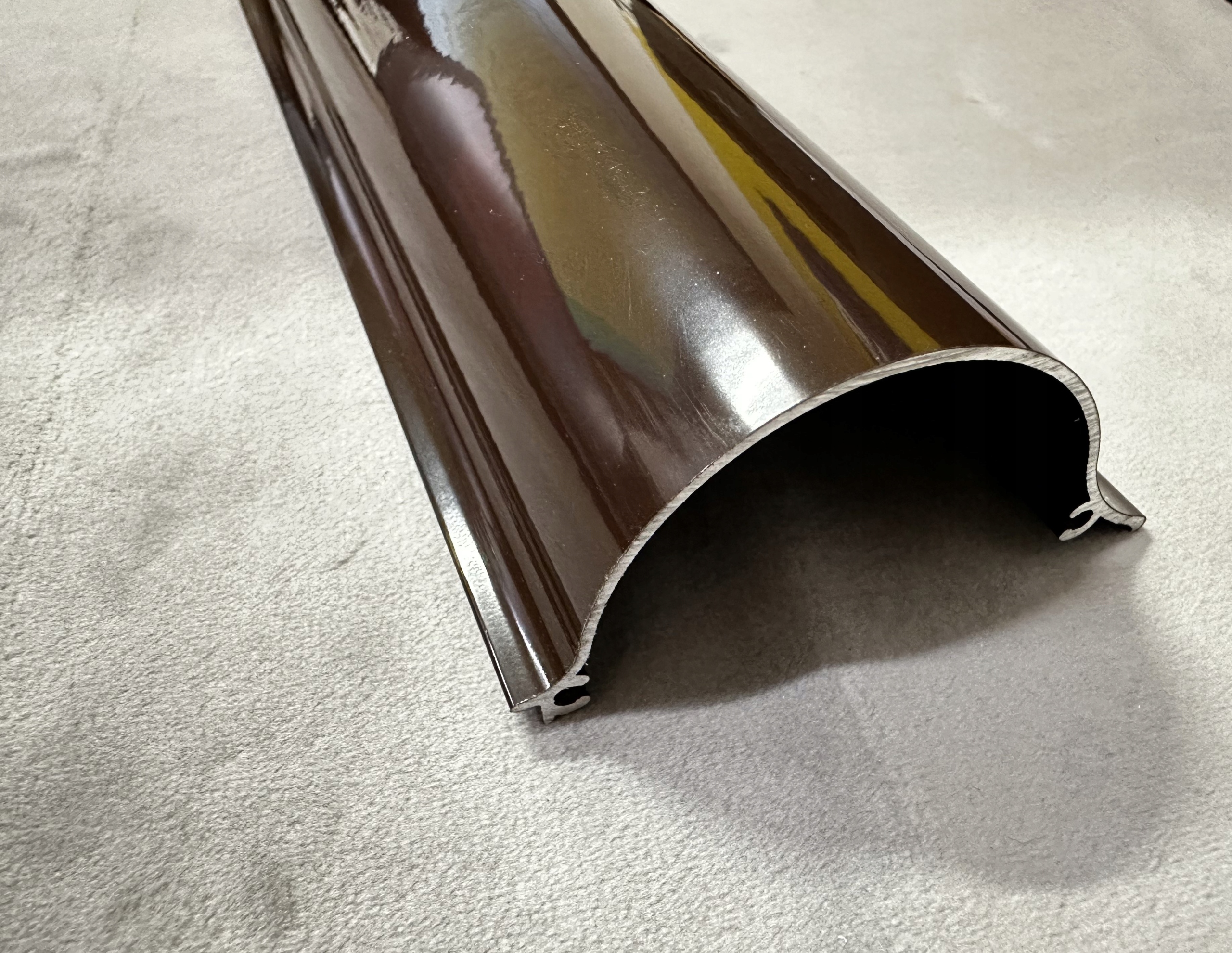 Kaseta Besta do rolet materiałowych BRĄZ alu