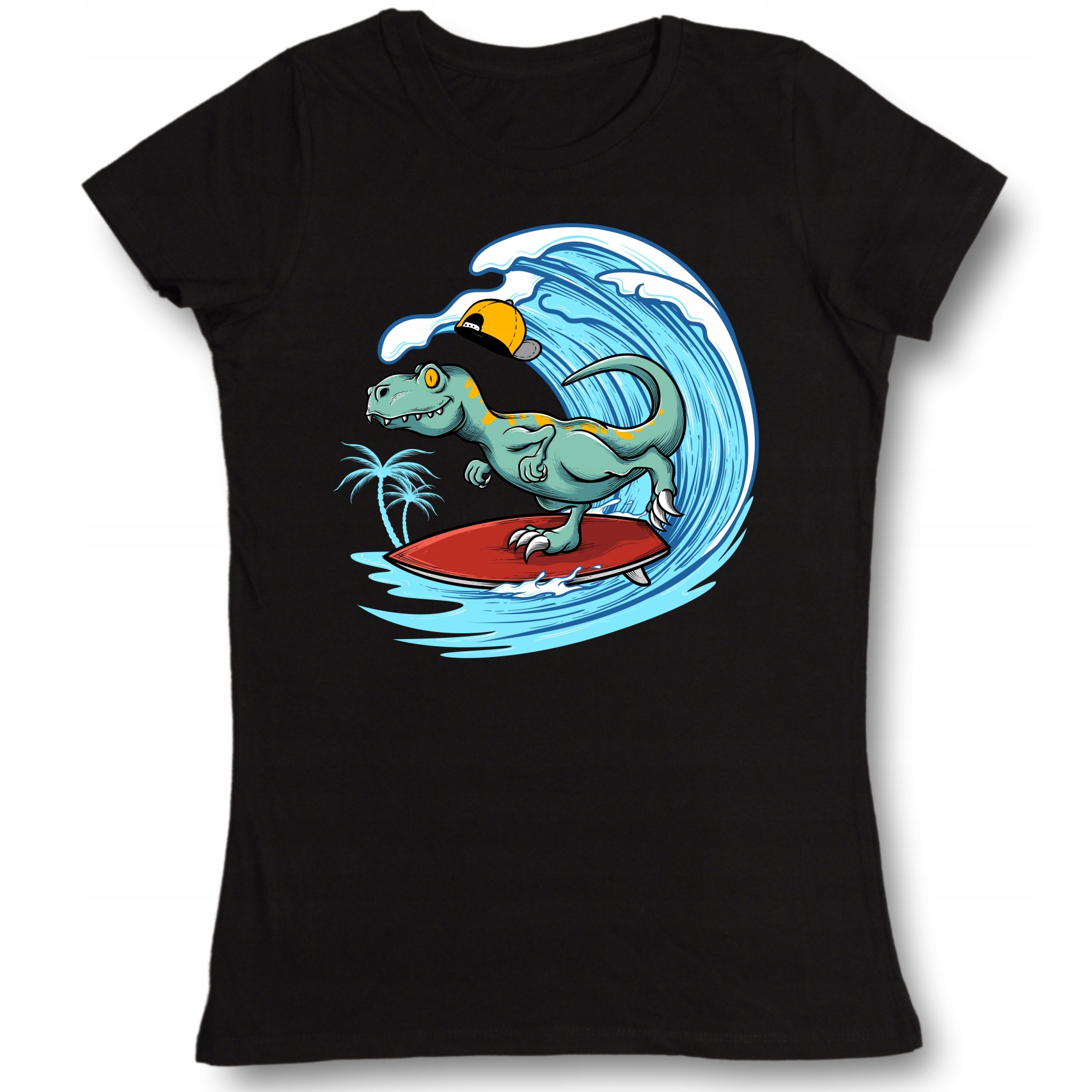 

Koszulka damska Dinozaur Surfing Dino Lato XL