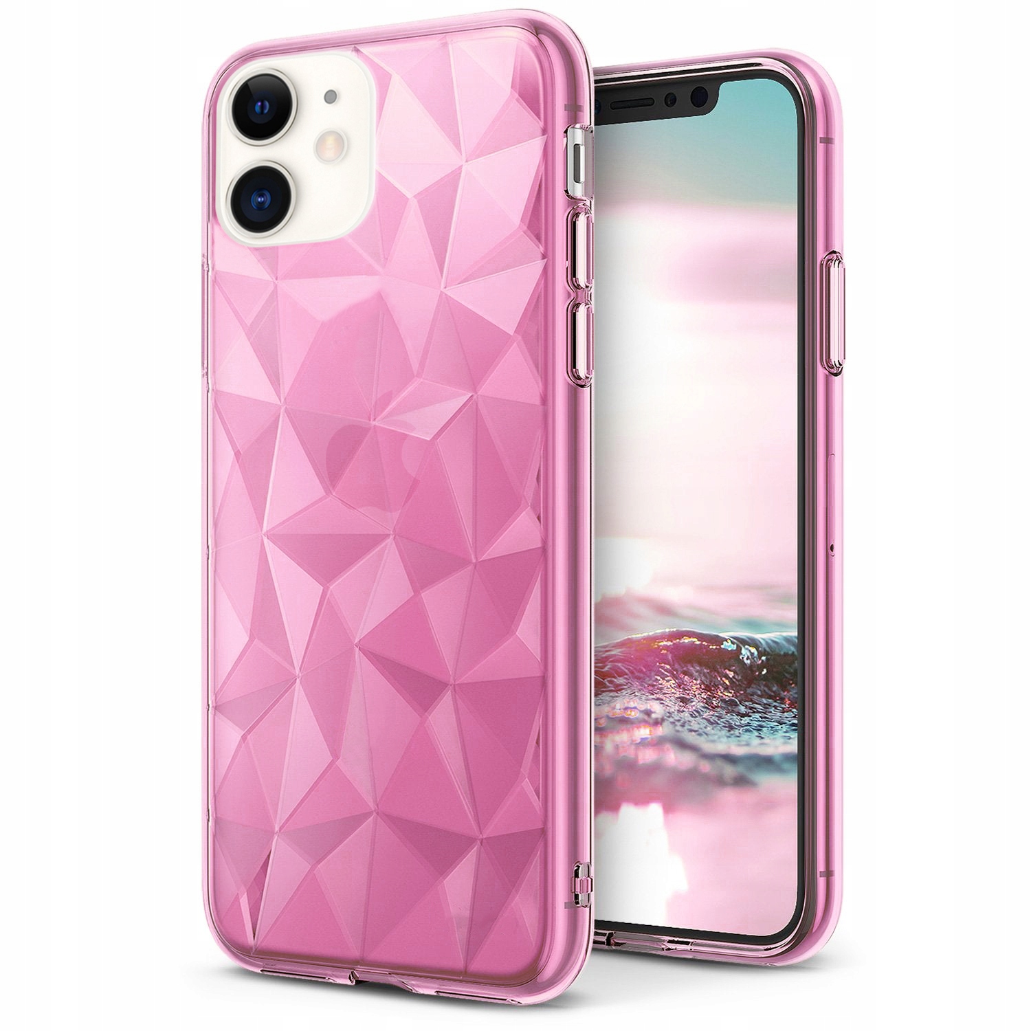 

Etui Różowe Diamond Prism Case do iPhone 11