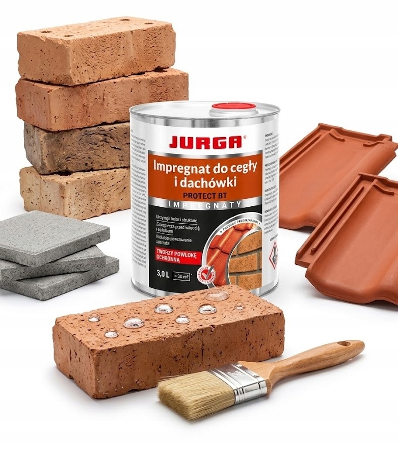 Mocny impregnat do cegły i Dachówki ceramicznej betonowej Protect Bt 3L