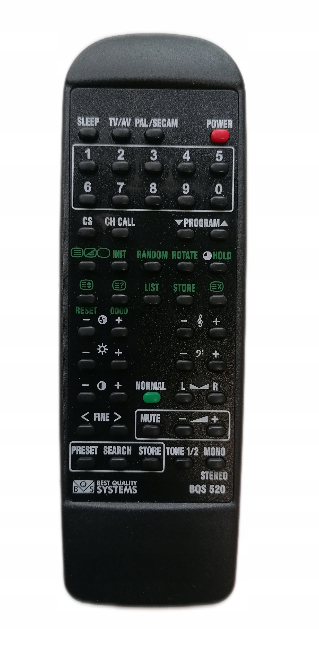 Pilot BQS520 zamiennik do TV Orion, COM3269, IR9727