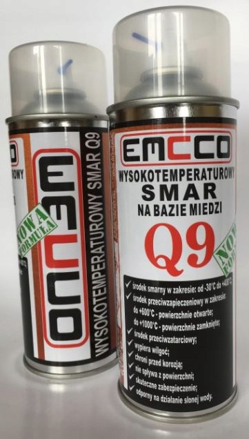 Emcco Q9 Smar Wysokotemperaturowy Miedziany +1000