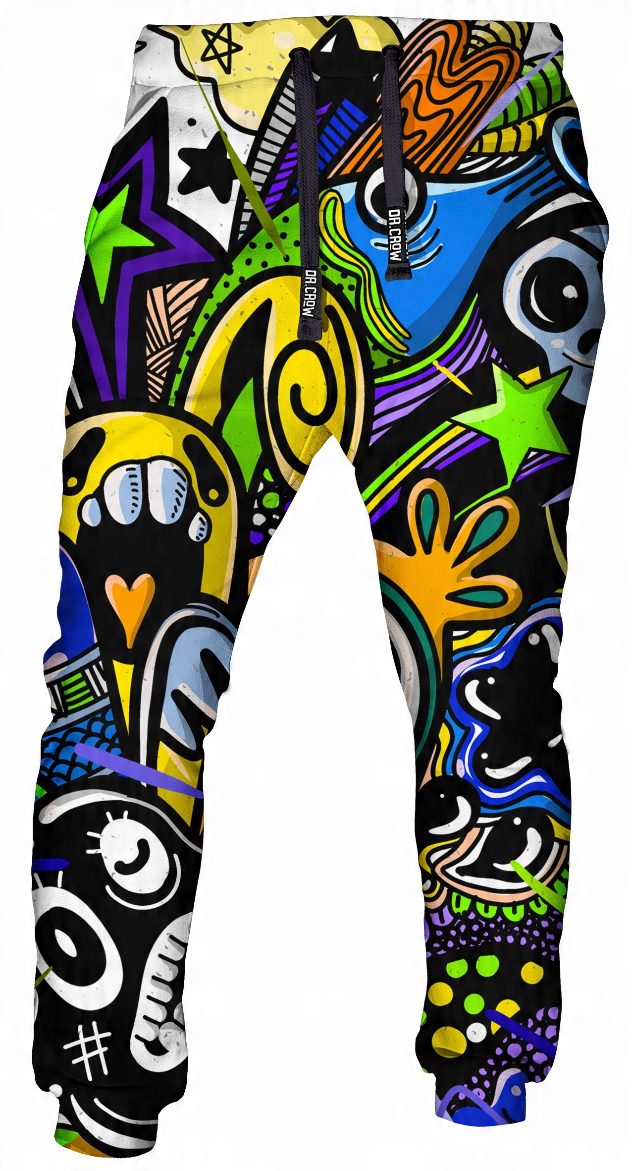 

D Spodnie Dresowe Fullprint Dr.crow Doodle XL