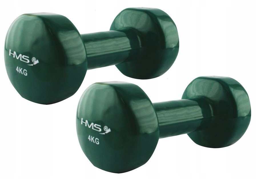 HMS Zestaw Hantli Ciężarków Żeliwnych Pokrytych Winylem 2x4 kg Kod producenta 17-47-006