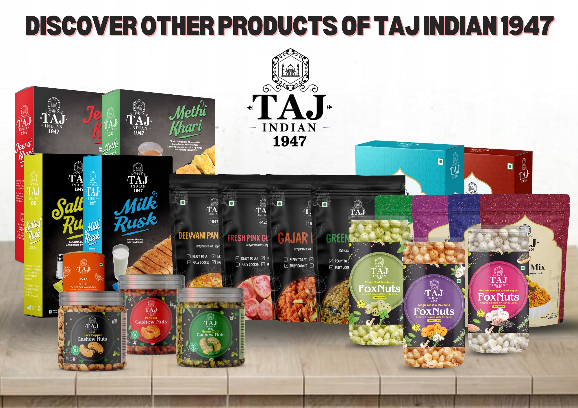 TAJ INDIAN 1947 BAINGAN BHARTA 250G Trade name BAINGAN BHARTA 250G