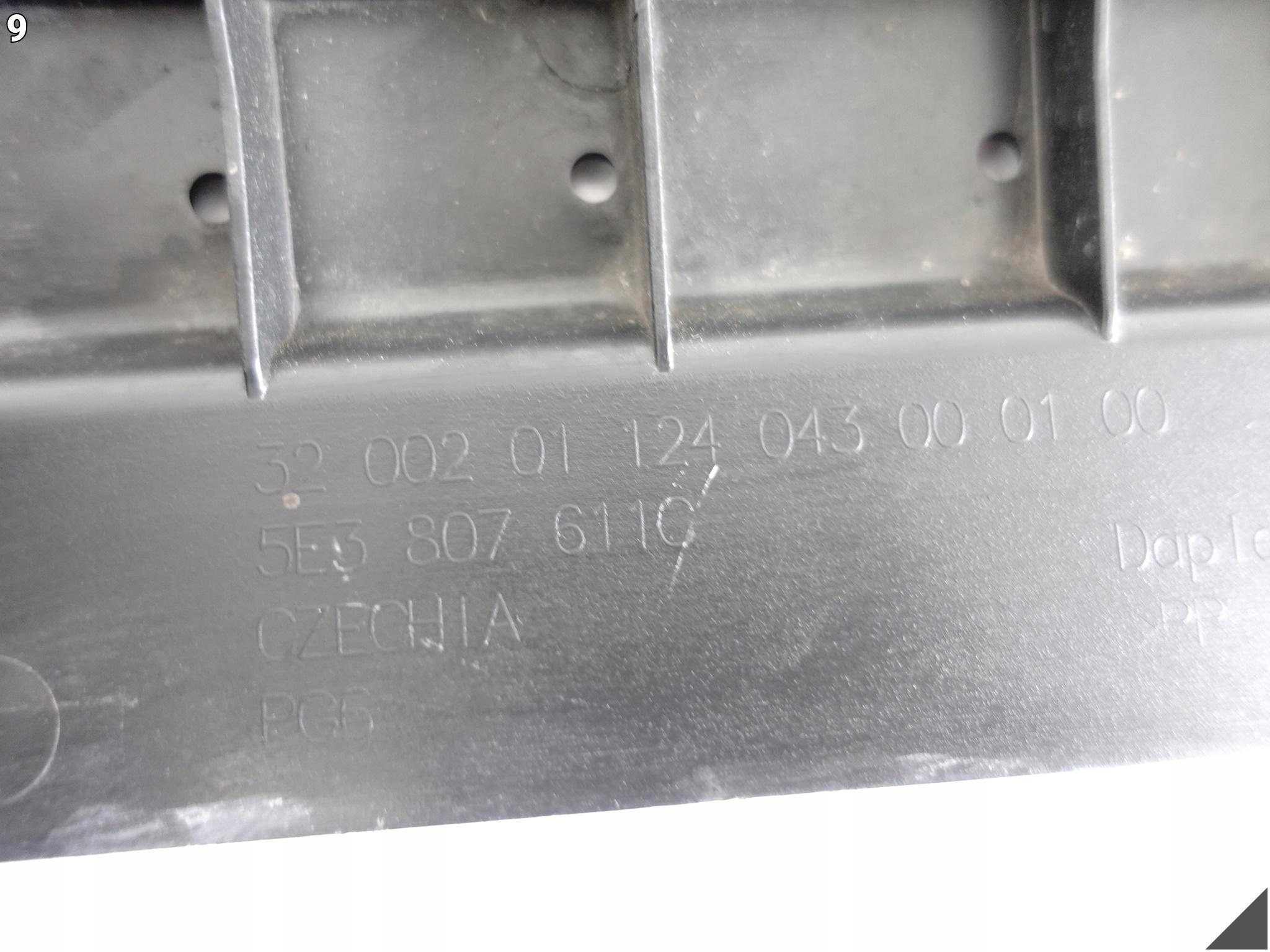 SKODA OCTAVIA IV 4 5E3 19- lower cover cover below bumper front