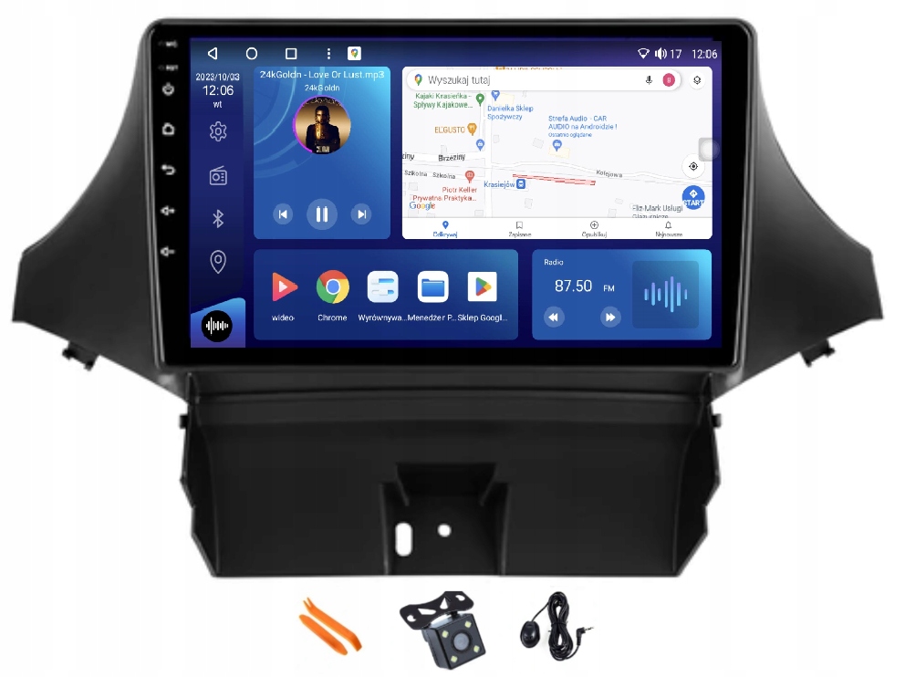 Radio Android Nawigacja Qled Carplay Lte Gps Dsp Chevrolet Orlando 1 10-18