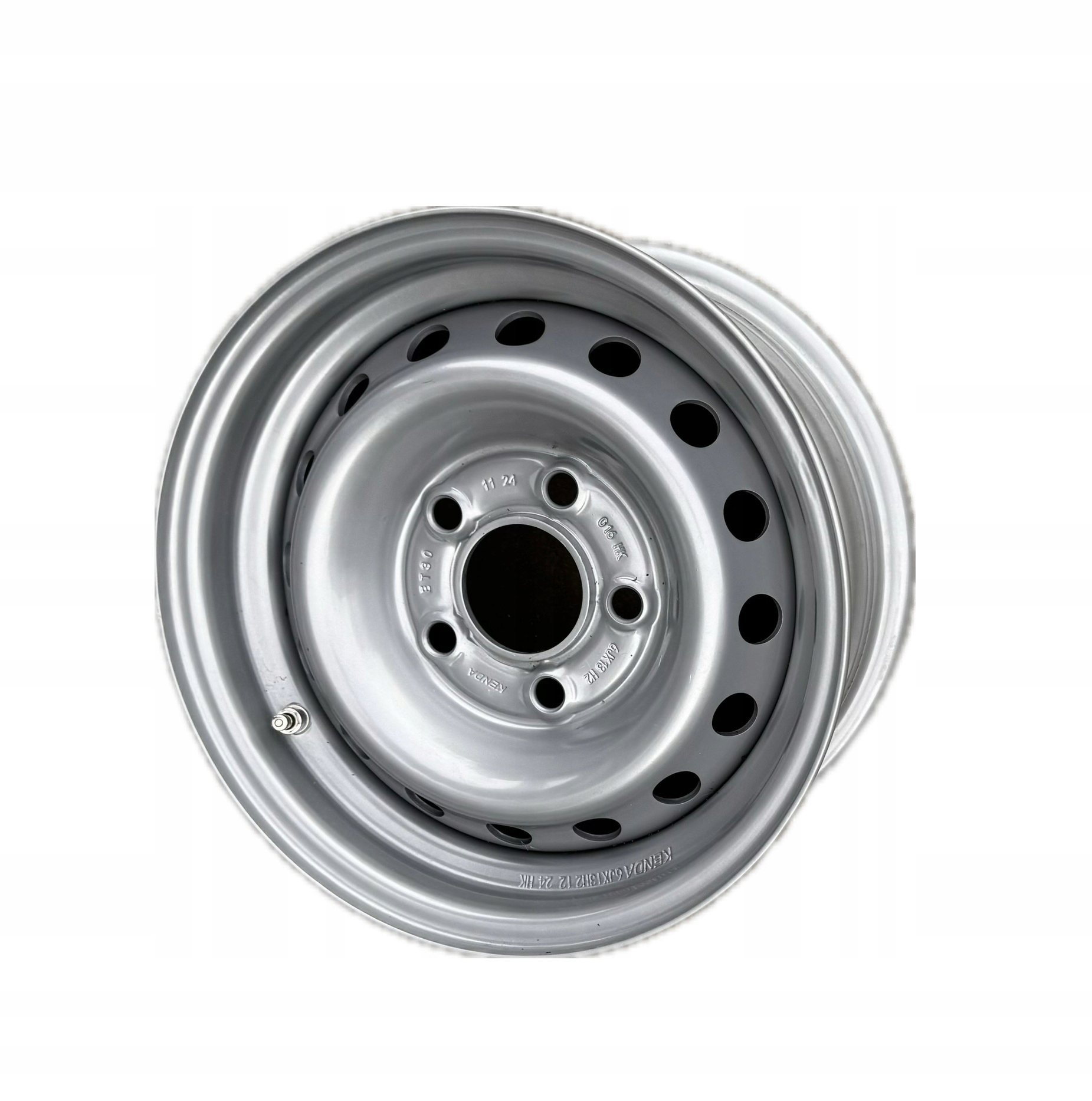 Kenda Ocelový ráfek 13 R13 5x112 ET30 stříbrný pro karavan