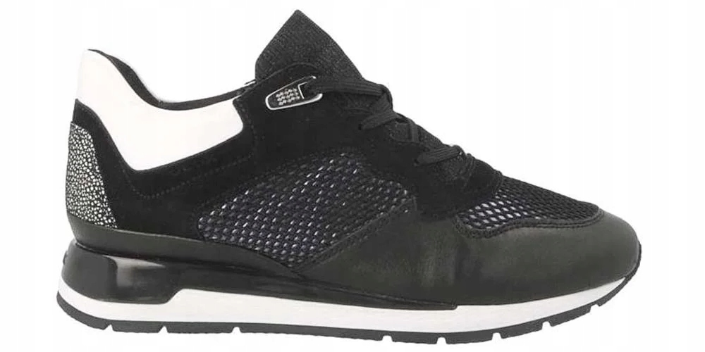 Geox Dámské polobotky D Shahira B velikost 36 černé, přírodní kůže