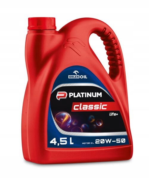 

Olej Platinum Classic Life+ 20W-50 4,5 litra