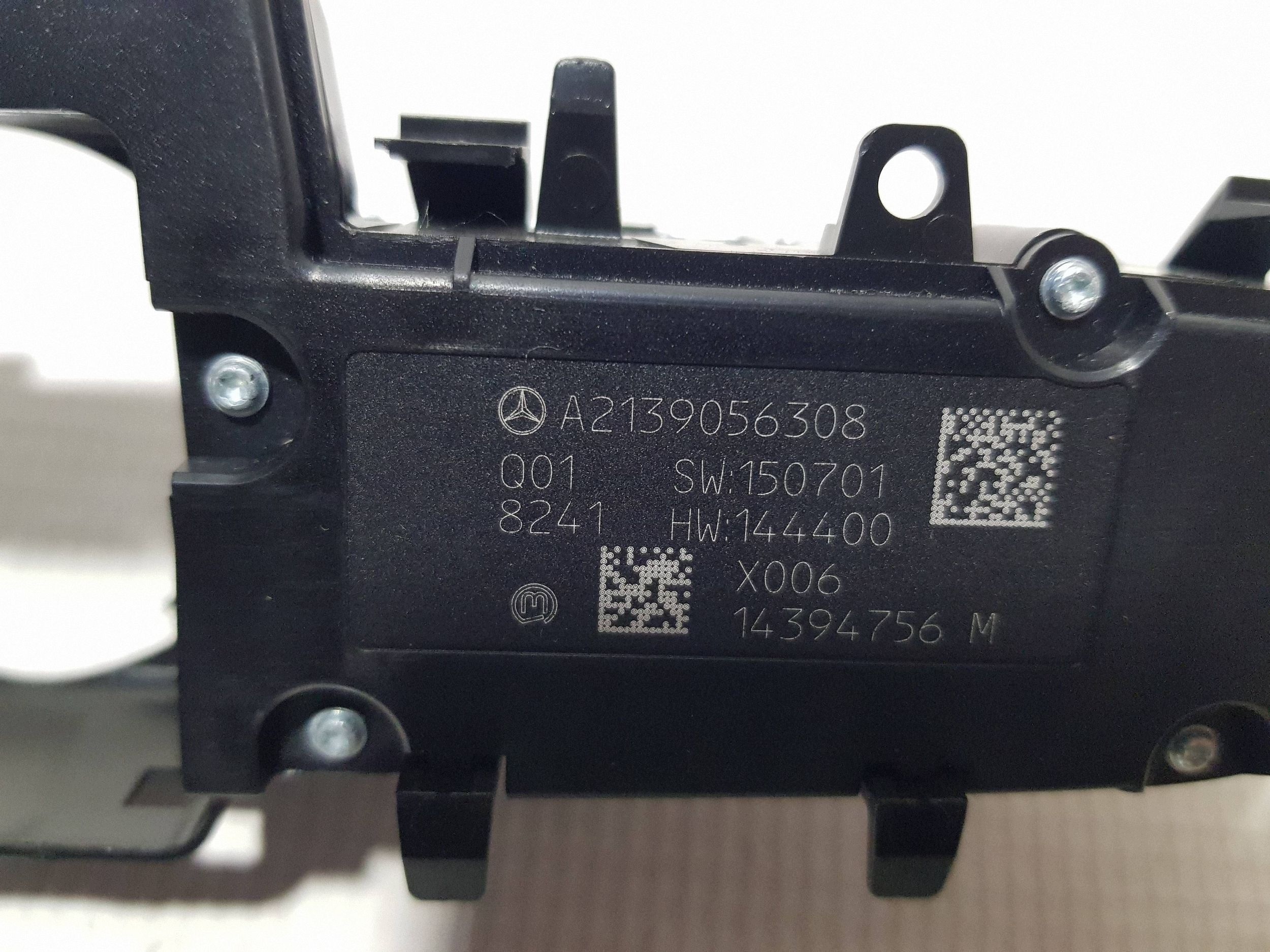 control panel RADIA MERCEDES E-KLASA W213 A2139056308