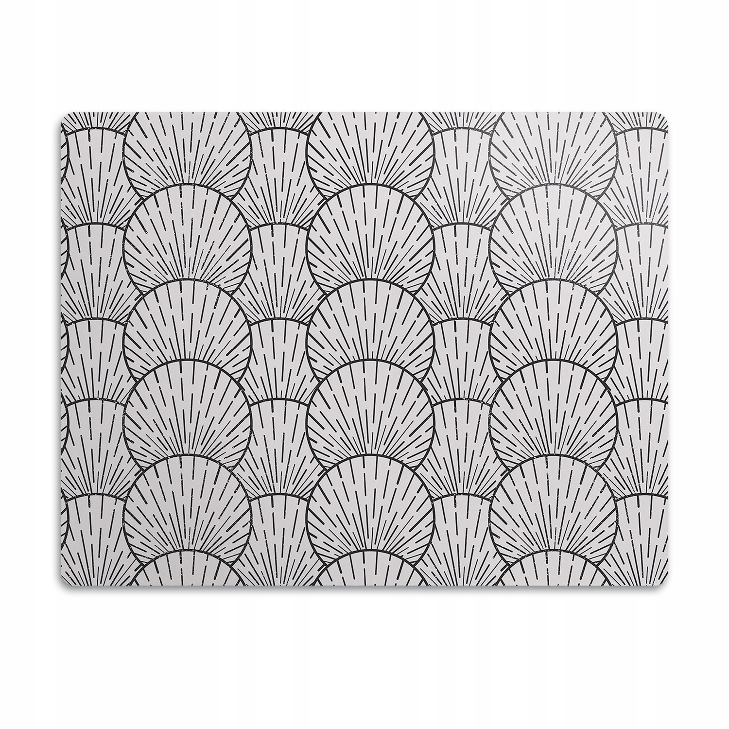 Levně Podložka pro kočky a psa pod misku Mušle vzor 60x40 cm