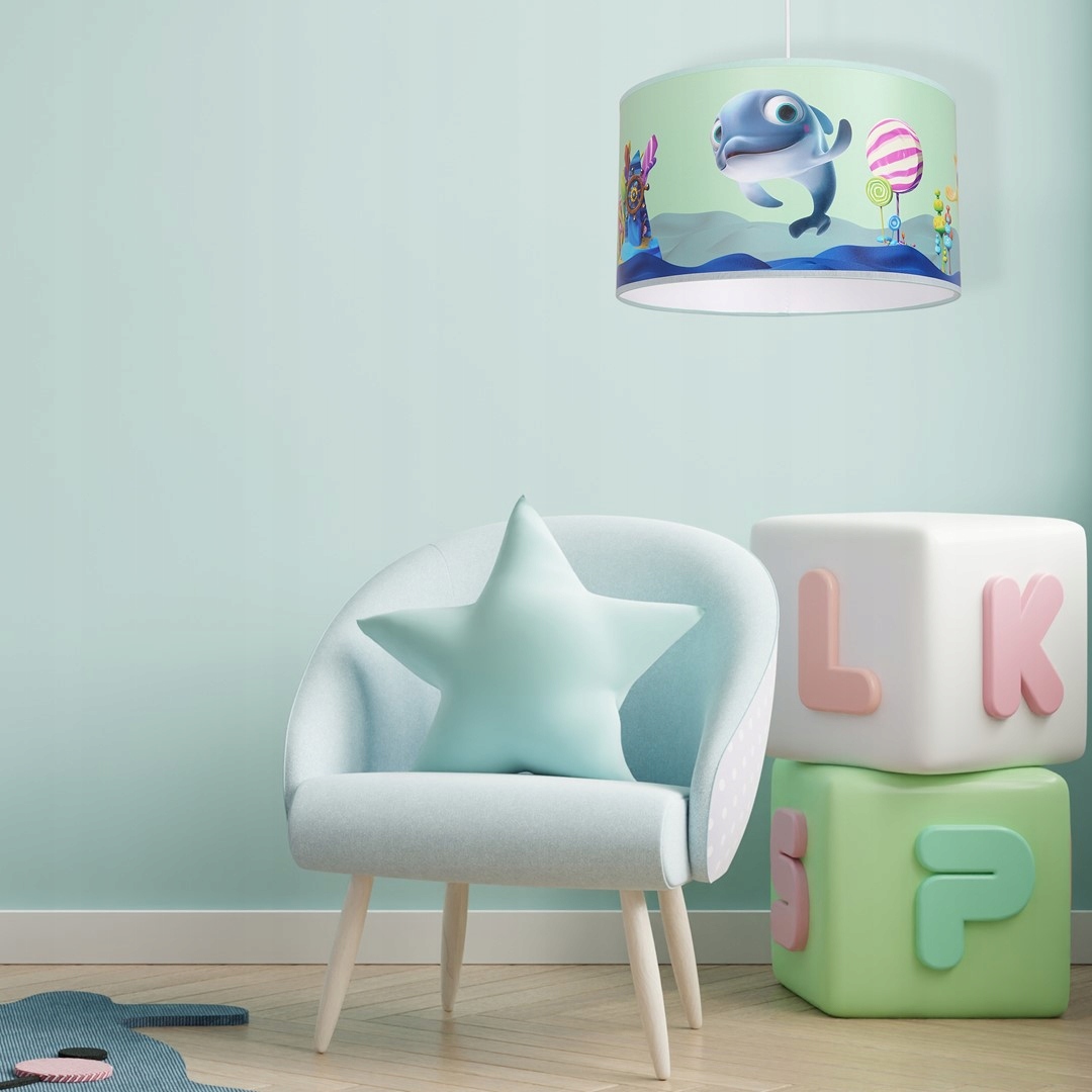 LAMPA WISZĄCA Żyrandol Dziecięca Abażur MiniMini Marka Milagro