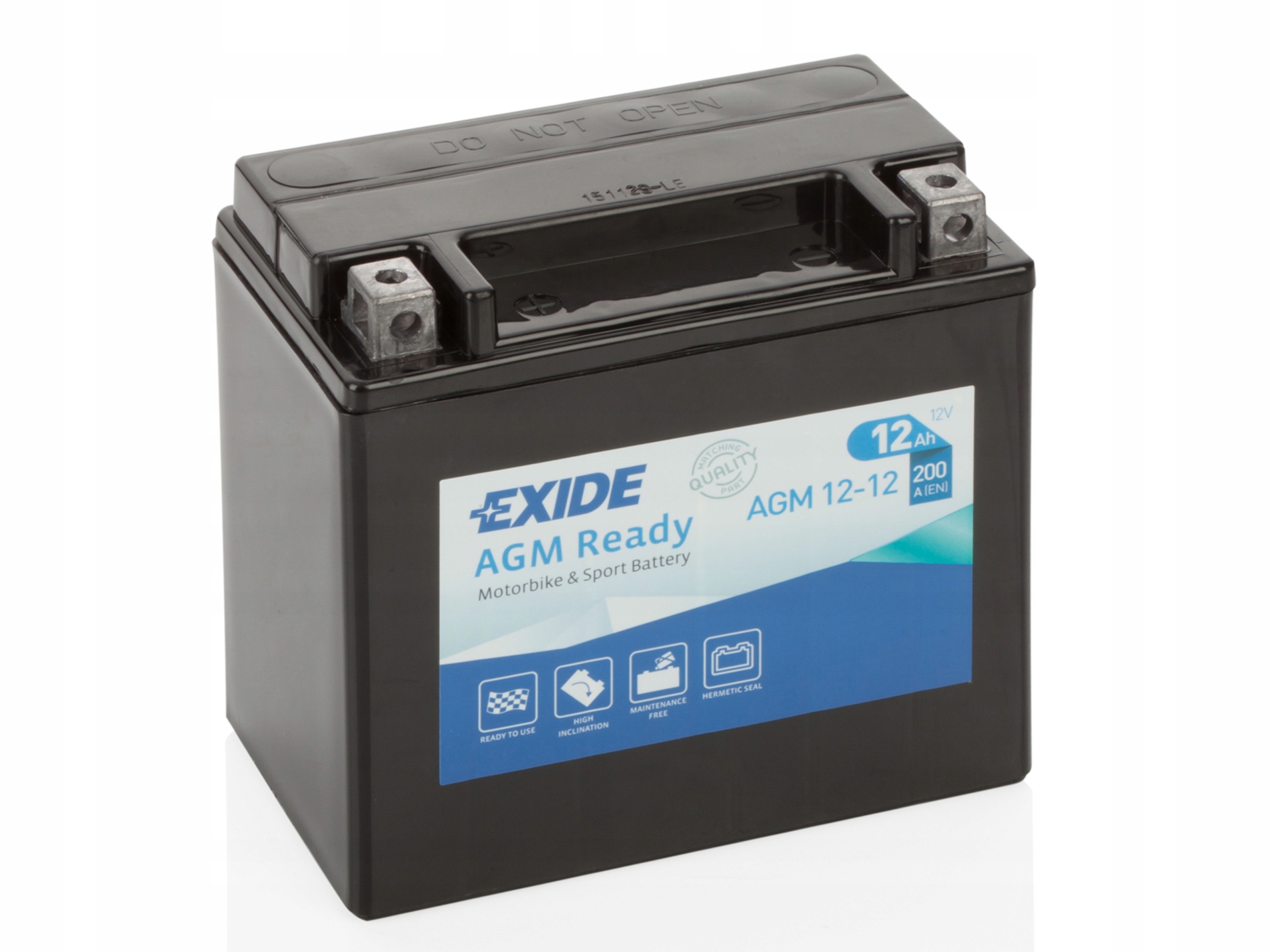 

Akumulator 12V 12Ah AGM12-12 Exide Agm Ready