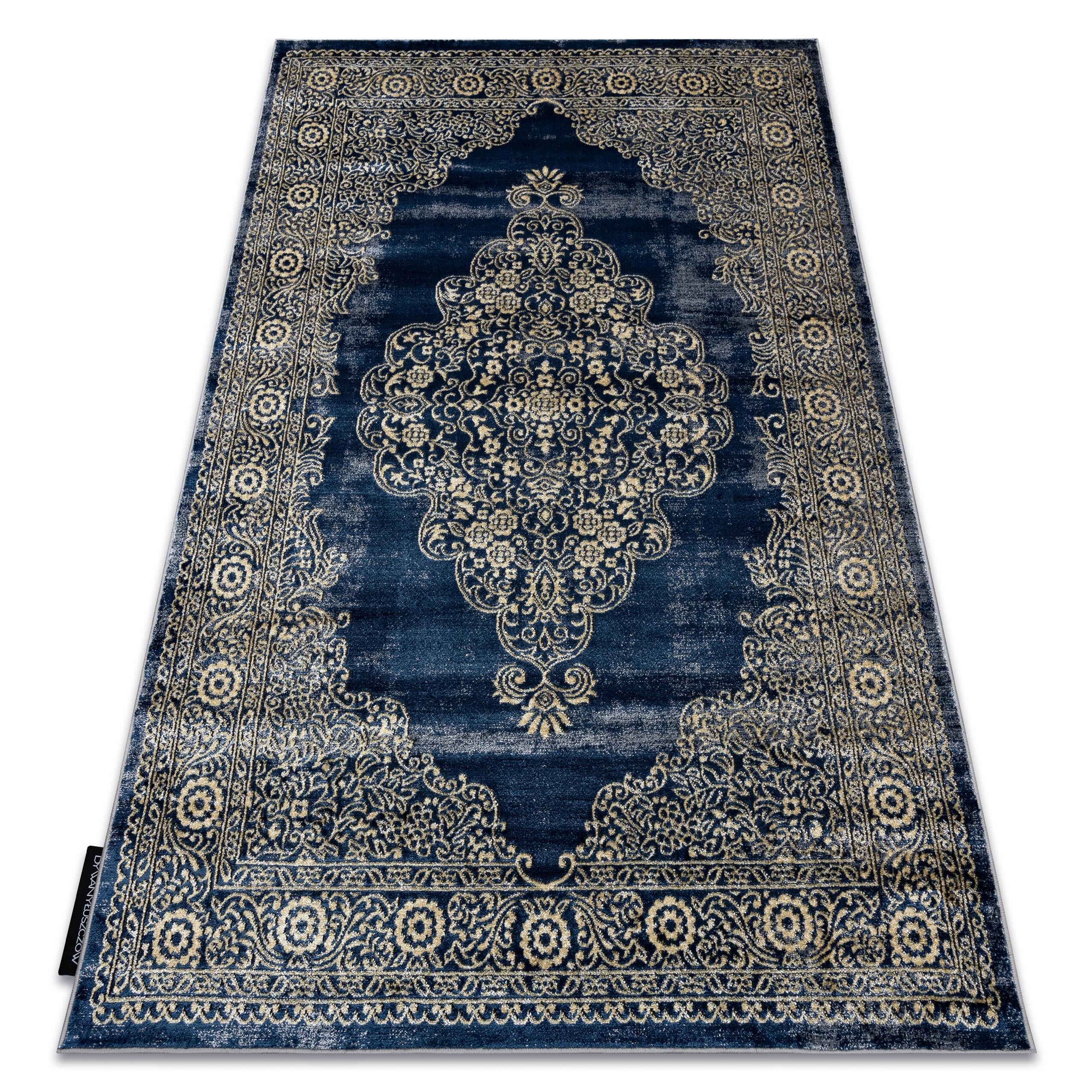 Dywan Glamour 240x340 cm Rozeta granat #GR4456