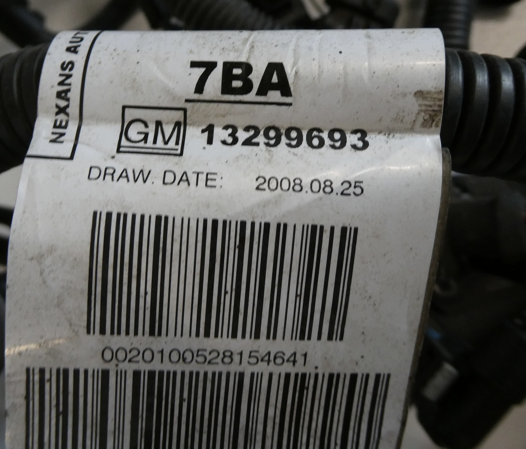 bundle motor wiring OPEL MERIVA B 1.4 TURBO