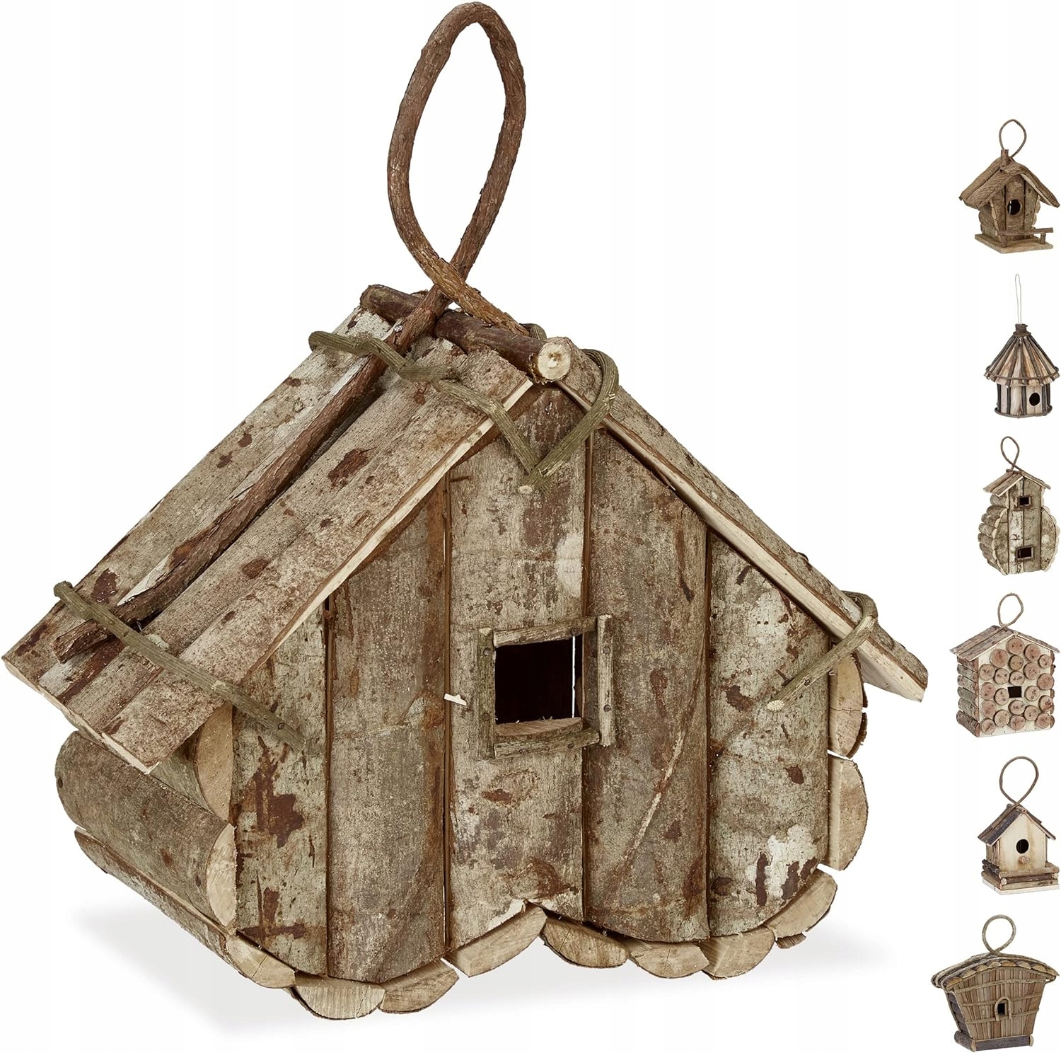 Levně Dřevěná Budka Pro Ptáky 32 x 29 x 16 cm 29 x 16 x 32 cm