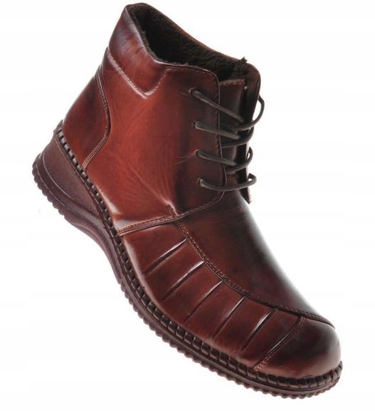 

Buty Damskie Wiązane Ocieplane Botki 8941 40