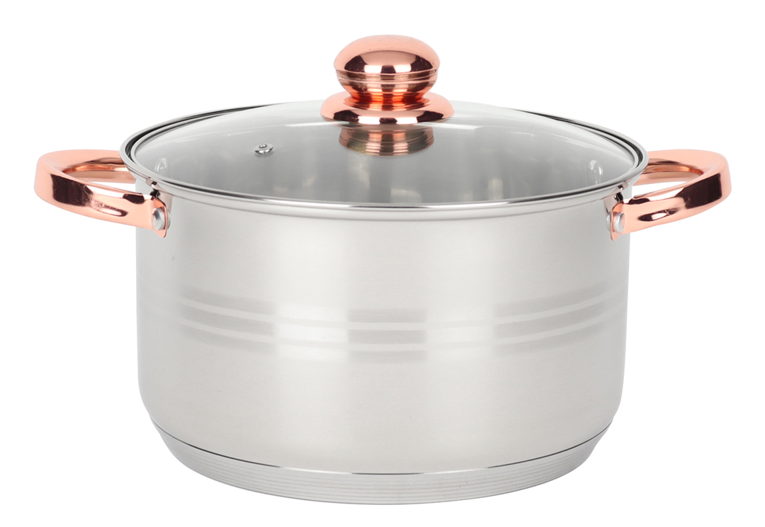 KOMPLET GARNKÓW 8el ZESTAW GARNKI INDUKCJA Kolor wielokolorowy