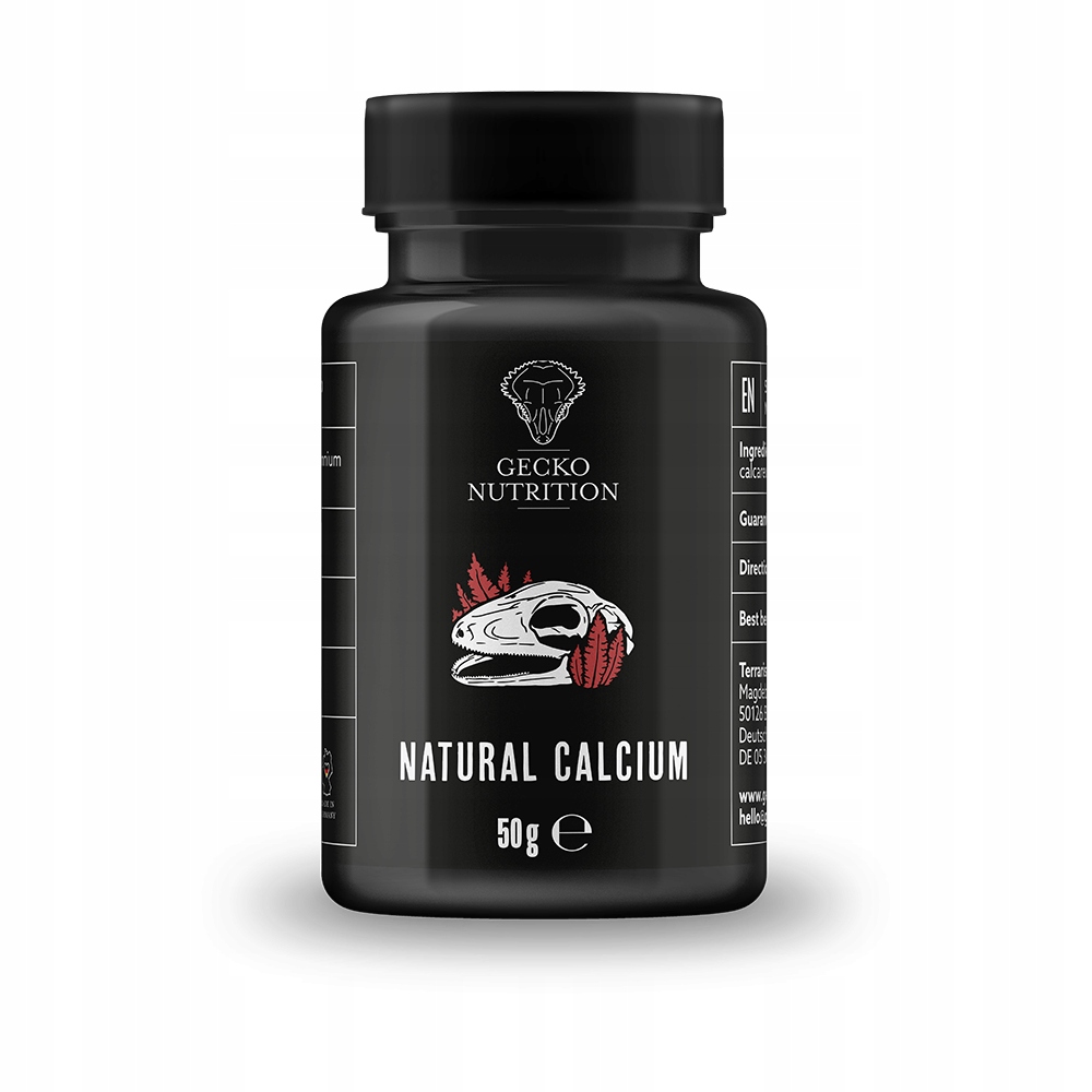 Levně Gecko Nutrition Natural Calcium Vápník 500 g