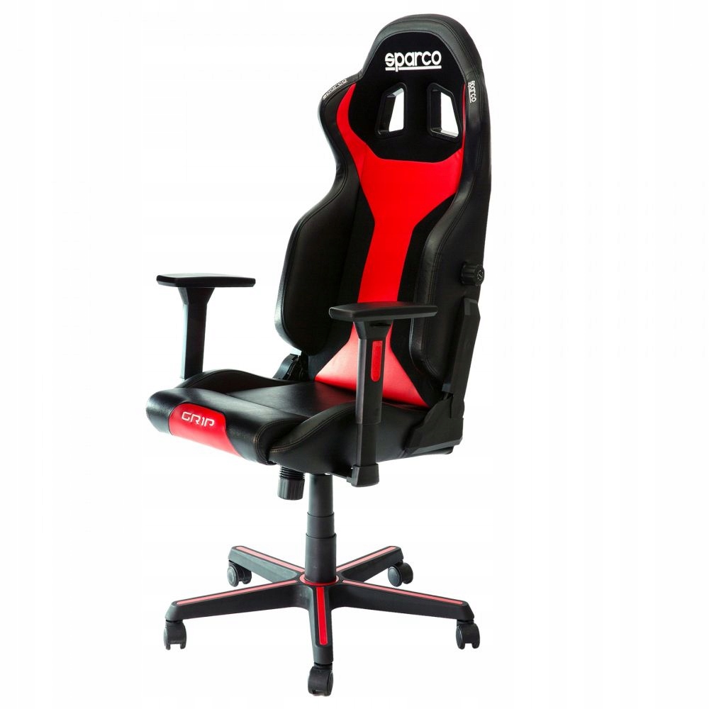 Fotel Biurowy Sparco Grip Sky czarno-czerwony