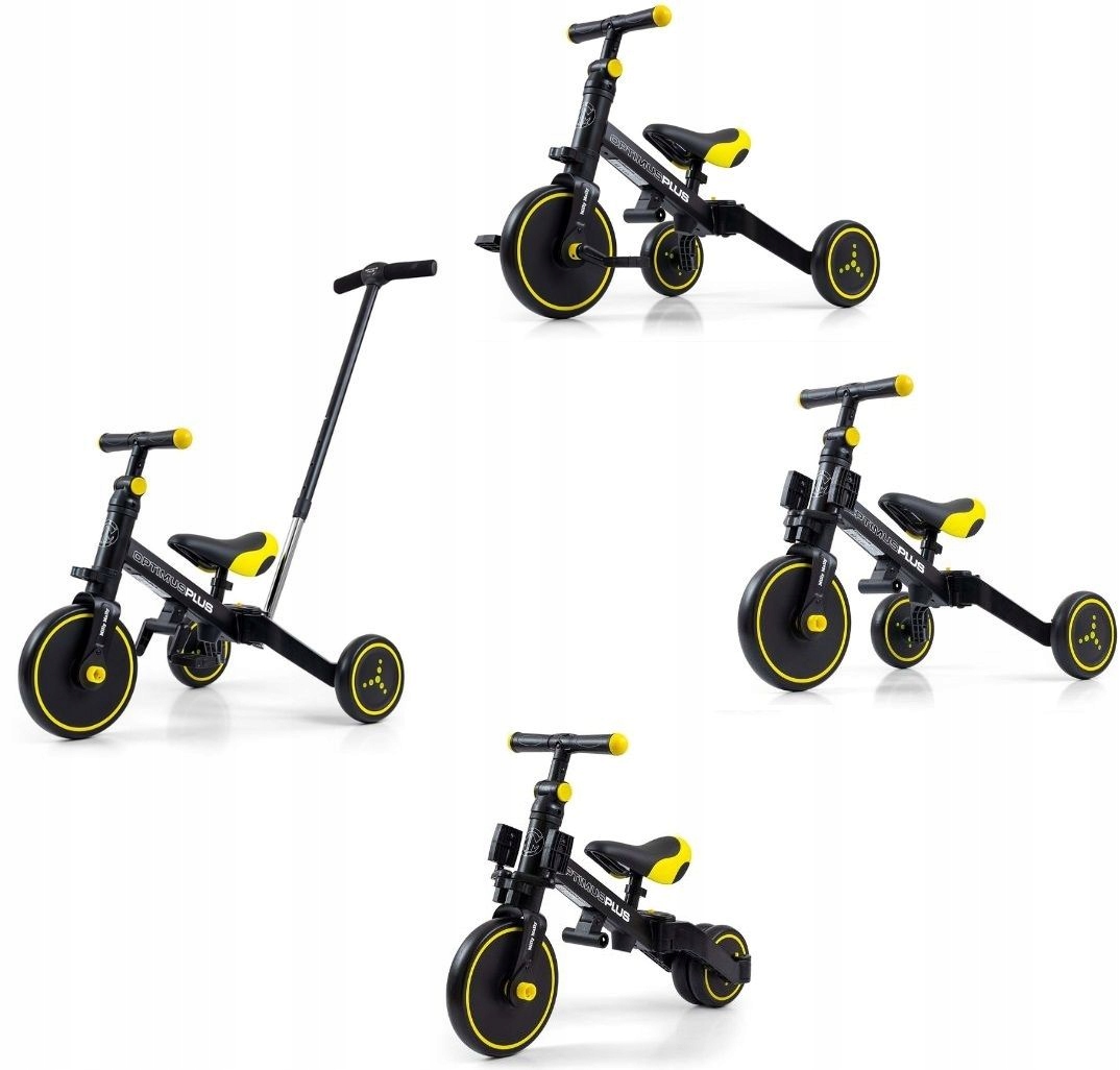 Milly Mally Rowerek 4W1 Optimus Plus Trójkołowy Biegowy