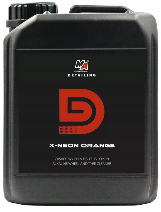 X-neon Orange 5 L Zásaditý Přípravek Na Ráfky Ma Professional Detailing 20-D39 Am