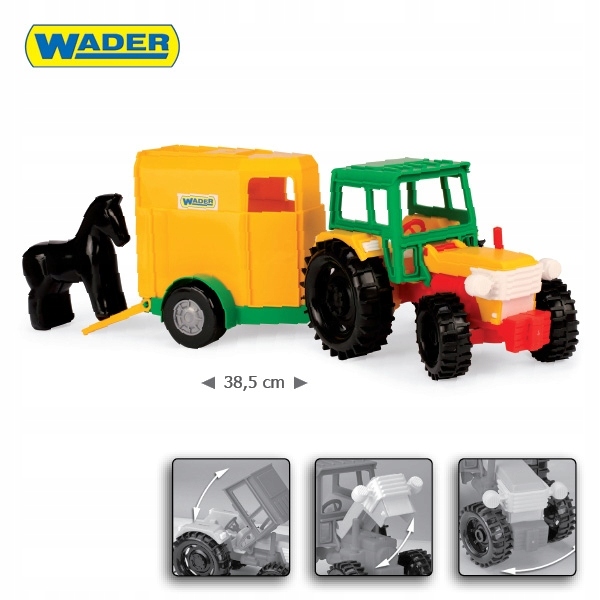 TRAKTOR Z PRZYCZEPĄ NA KONIA Wader Rodzaj pojazdu traktor
