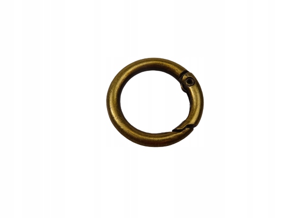 

Kółko metalowe otwierane 16 3,5 mm stare złoto