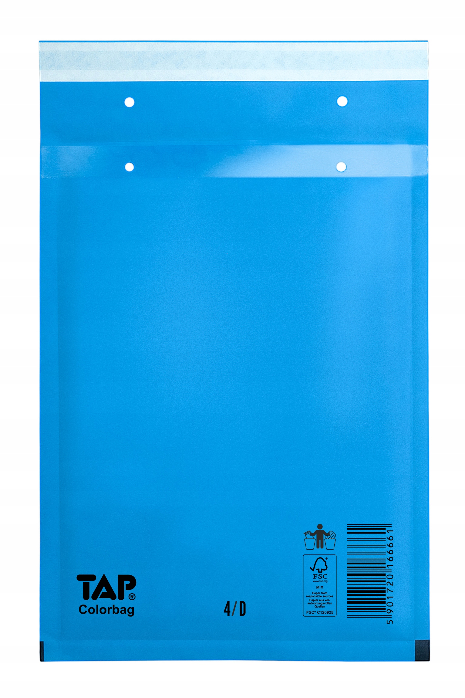 Koperty Bąbelkowe 14/4/D BLUE niebieski TAP Colorbag 100szt